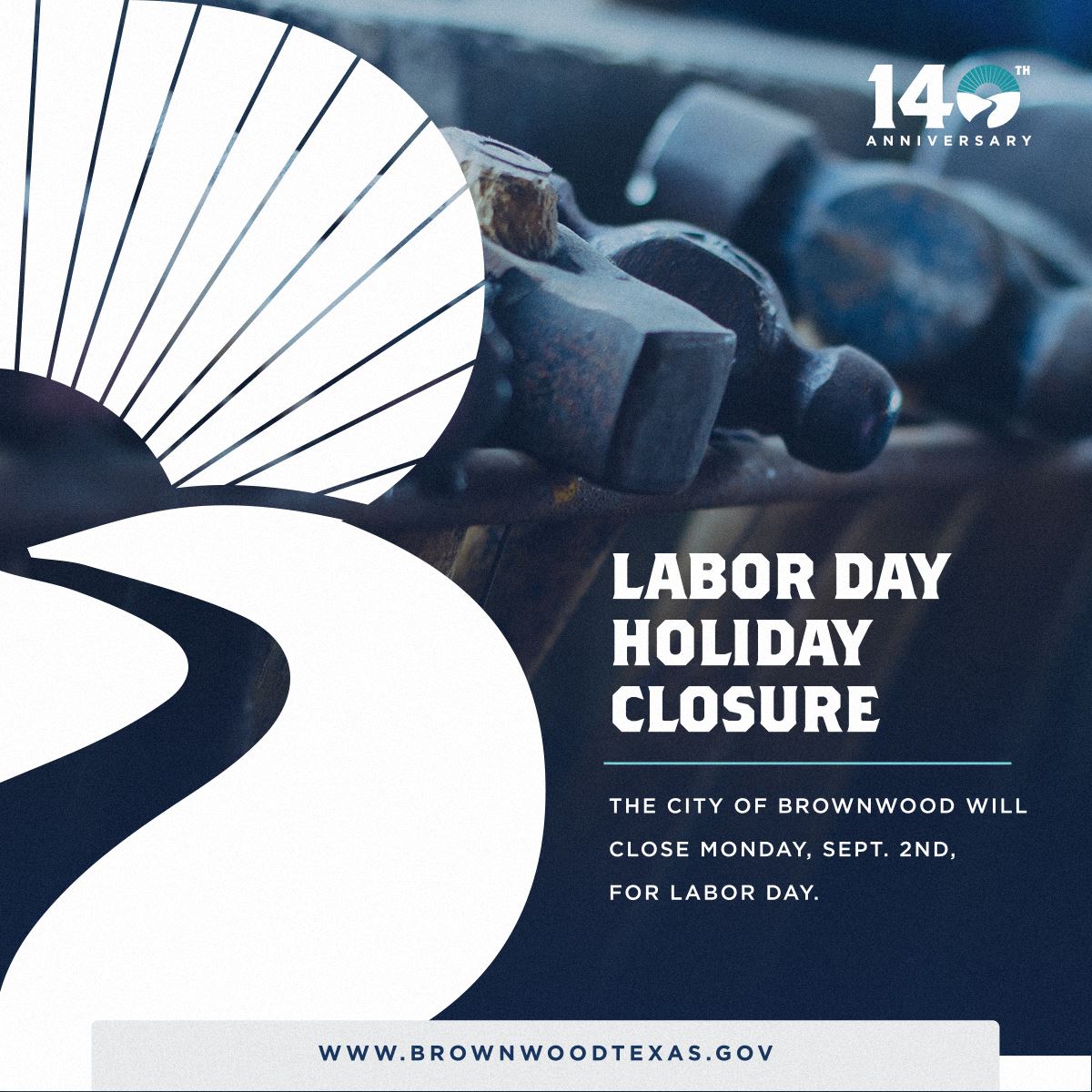 Labor day Closure for Monday Sept. 2nd