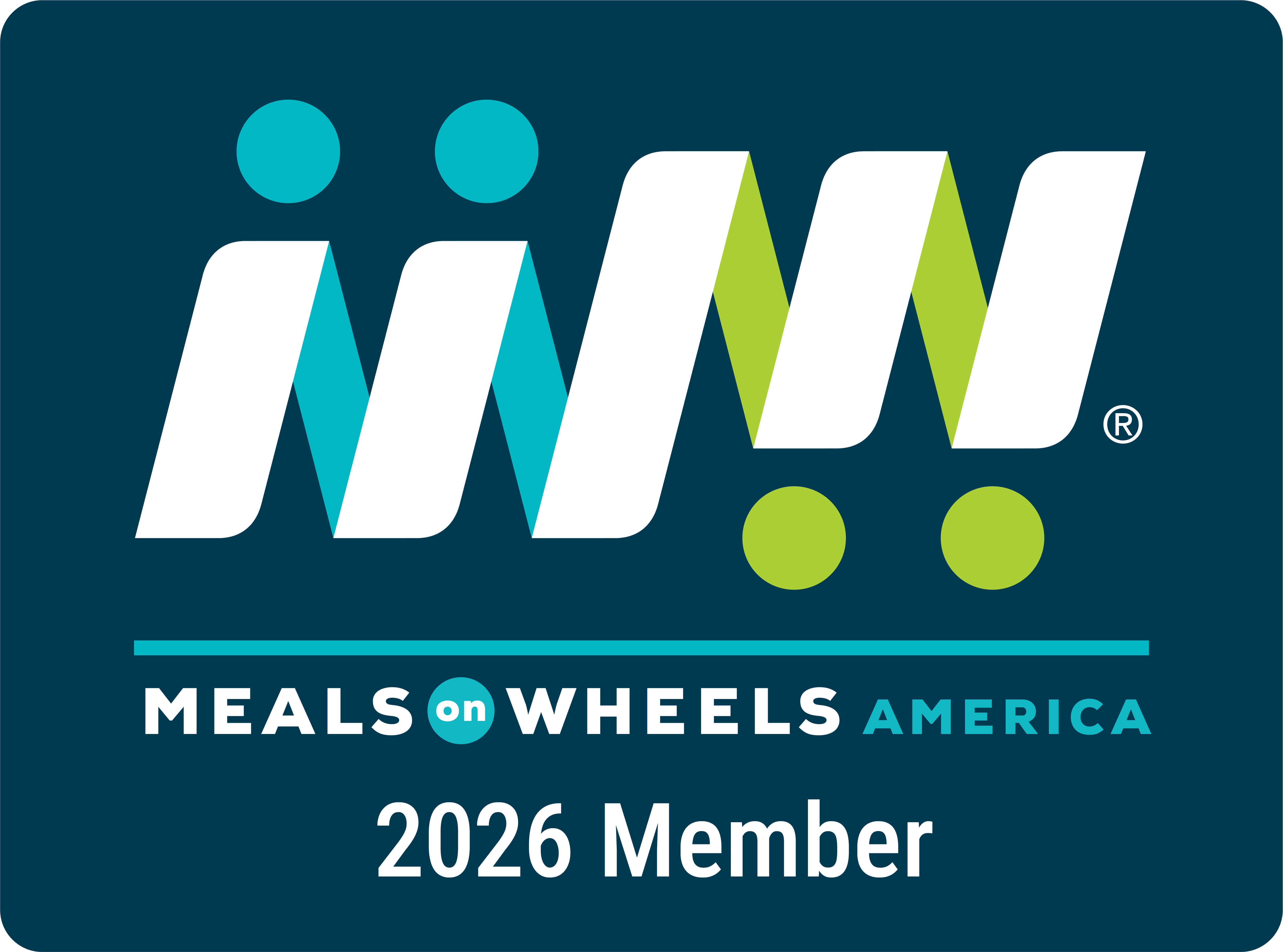 Meals on Wheels Member Badge 2026